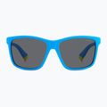 Okulary przeciwsłoneczne dziecięce Polaroid PLD 8057/S matte blue/grey polarized 3