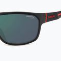 Okulary przeciwsłoneczne męskie Carrera 4018/S matte black red/green grey hight contrast anti reflex 6