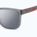 Okulary przeciwsłoneczne męskie Polaroid PLD 2155/S matte grey/grey silver mirror polarized 4