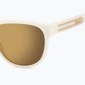 Okulary przeciwsłoneczne Polaroid PLD 2156/S matte white/grey gold multilayer polarized 5