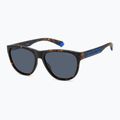 Okulary przeciwsłoneczne Polaroid PLD 2156/S matte brown havana/blue polarized 2
