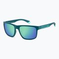 Okulary przeciwsłoneczne męskie Polaroid PLD 2157/S matte teal/greygreen mirror polarized 2
