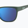 Okulary przeciwsłoneczne Polaroid PLD 7051/S matte green/blue mirror polarized high contrast 5