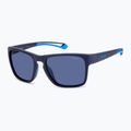 Okulary przeciwsłoneczne męskie Polaroid PLD 7052/S matte blue/blue polarized high contrast 2