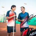 Koszulka tenisowa męska HEAD Topspin dark blue/print vision 5