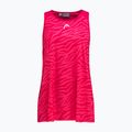 Koszulka tenisowa damska HEAD Agility Tank Top magenta/print vision