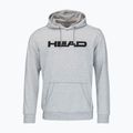 Bluza tenisowa męska HEAD Club Byron Hoodie grey/melange