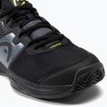 Buty do tenisa męskie HEAD Revolt Court black/grey 7