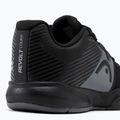 Buty do tenisa męskie HEAD Revolt Court black/grey 9