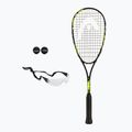 Zestaw do squasha HEAD Spark Elite Pack black/ yellow/blue
