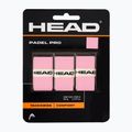 Owijki do rakiet do padla HEAD Padel Pro 3 szt. pink