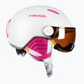 Kask narciarski dziecięcy HEAD Maja Visor Jr white 4