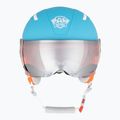 Kask narciarski dziecięcy HEAD Mojo Visor Paw Jr blue/silver red 2