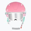 Kask narciarski dziecięcy HEAD Maja Set Paw + Gogle Jr pink/silver red 3