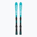 Narty zjazdowe dziecięce HEAD WC e.Race Team SW JRS + wiązania Jrs 7.5 black/blue