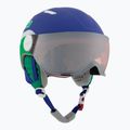 Kask narciarski dziecięcy Head Mojo Visor Jr blue/green/silver red