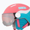 Kask narciarski dziecięcy HEAD Maja Visor pink/blue/silver red 7