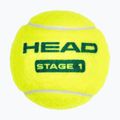 Piłki tenisowe dziecięce HEAD Stage 1 3 szt. green 3