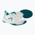 Buty do tenisa dziecięce HEAD Sprint Court 4.0 white/ turquise 5