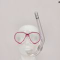 Zestaw do snorkelingu dziecięcy Cressi Perla Jr + Minigringo clear/pink 5