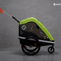 Przyczepka rowerowa Hamax Avenida One limonkowa 9