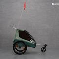 Przyczepka rowerowa dwuosobowa Thule Coaster XT Bike Trailer+Stroll zielona 10101820 10