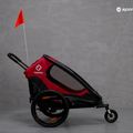 Przyczepka rowerowa Hamax Outback One czerwona/czarna 10