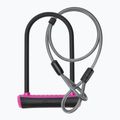 Zapięcie rowerowe OnGuard Neon 8154PN U-Lock black/pink