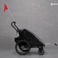 Przyczepka rowerowa dwuosobowa Thule Chariot Sport czarna 10201023 10