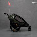 Przyczepka rowerowa Hamax Outback Twin zielona/czarna 9