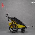 Przyczepka rowerowa dwuosobowa Thule Chariot Sport żółta 10201024 10