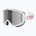 Gogle narciarskie dziecięce Bliz Liner Jr white pink logo/pink&silver mirror 3