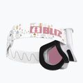 Gogle narciarskie dziecięce Bliz Liner Jr white pink logo/pink&silver mirror 5