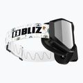Gogle narciarskie dziecięce Bliz Liner Jr black white logo/brown&silver mirror 4