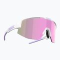 Okulary przeciwsłoneczne Bliz Matrix matt white purple logo/brown pink multi 5