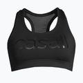 Biustonosz treningowy Casall Iconic Wool Sports black logo 4