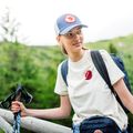 Koszulka trekkingowa damska Fjällräven Fox Boxy Logo chalk white 3