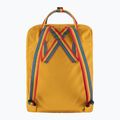 Plecak miejski Fjällräven Kanken Rainbow 16 l ochre/rainbow pattern 3