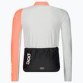 Longsleeve rowerowy męski POC Essential Road Mid Jersey granite grey/zink orange 2