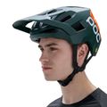Kask rowerowy POC Kortal Race Mips pargasite green matt/fluorescent orange matt 2