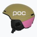 Kask narciarski POC Obex Contour olivine green matt/thulite pink matt 2