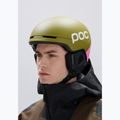 Kask narciarski POC Obex Contour olivine green matt/thulite pink matt 5