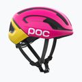 Kask rowerowy POC Omne Air MIPS rhos red matt/citrine yellow matt
