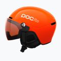 Kask narciarski dziecięcy POC POCito Obex Visor S2 Jr fluo orange/clarity pocito/partly sunny/lt orange 2
