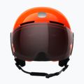 Kask narciarski dziecięcy POC POCito Obex Visor S2 Jr fluo orange/clarity pocito/partly sunny/lt orange 3