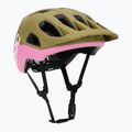 Kask rowerowy POC Cularis olivine green matt/thulite pink matt