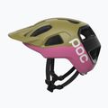 Kask rowerowy POC Cularis olivine green matt/thulite pink matt 2