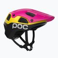 Kask rowerowy POC Cularis Pure rhos red matt/citrine yellow matt