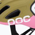 Kask rowerowy POC Amidal olivine green matt/thulite pink matt 7