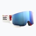 Gogle narciarskie POC Nexal Mid rouge/blanc/partly sunny blue